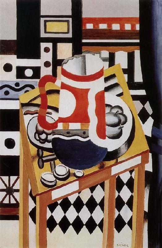 Fernard Leger The still life having water bottle